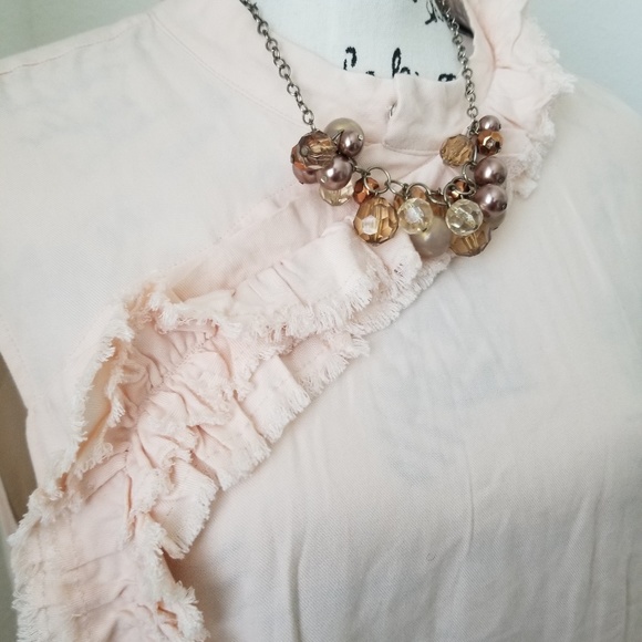 DKNY Snap Sleeveless Top - Picture 2 of 6